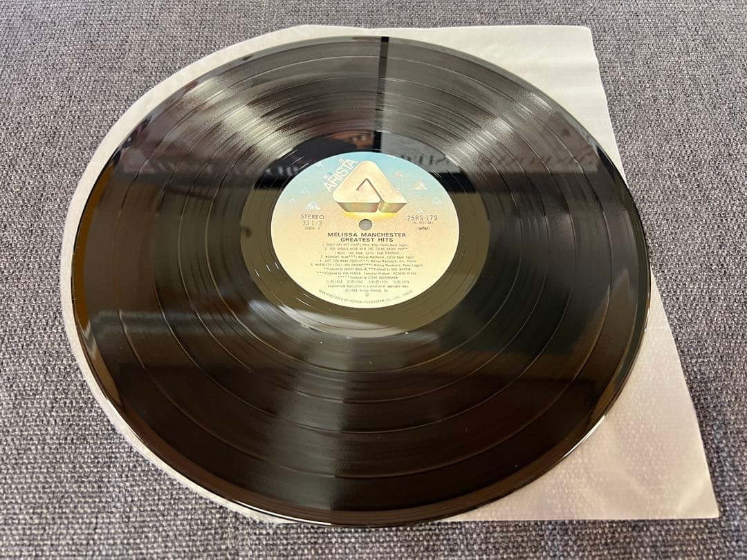 Melissa Manchester Greatest Hits LP Japan 1983 Arista Obi 25RS-179 AOR Pop