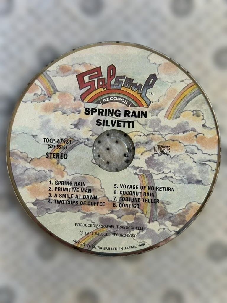 Silvetti Spring Rain CD Japan Press Limited Paper Sleeve OBI 24bit Remaster