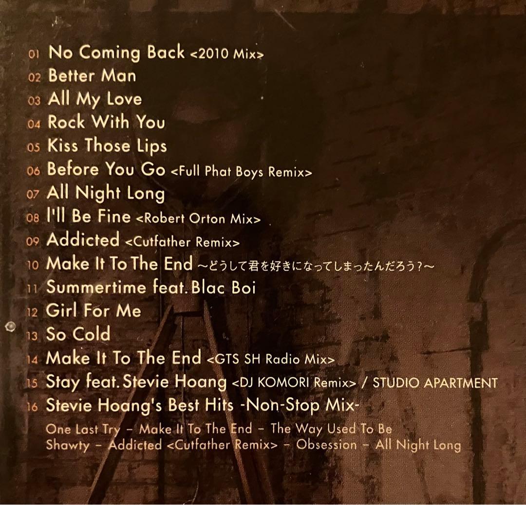 Stevie Hoang - No Coming Back (Perfect Edition) CD Japan Press with OBI 2010