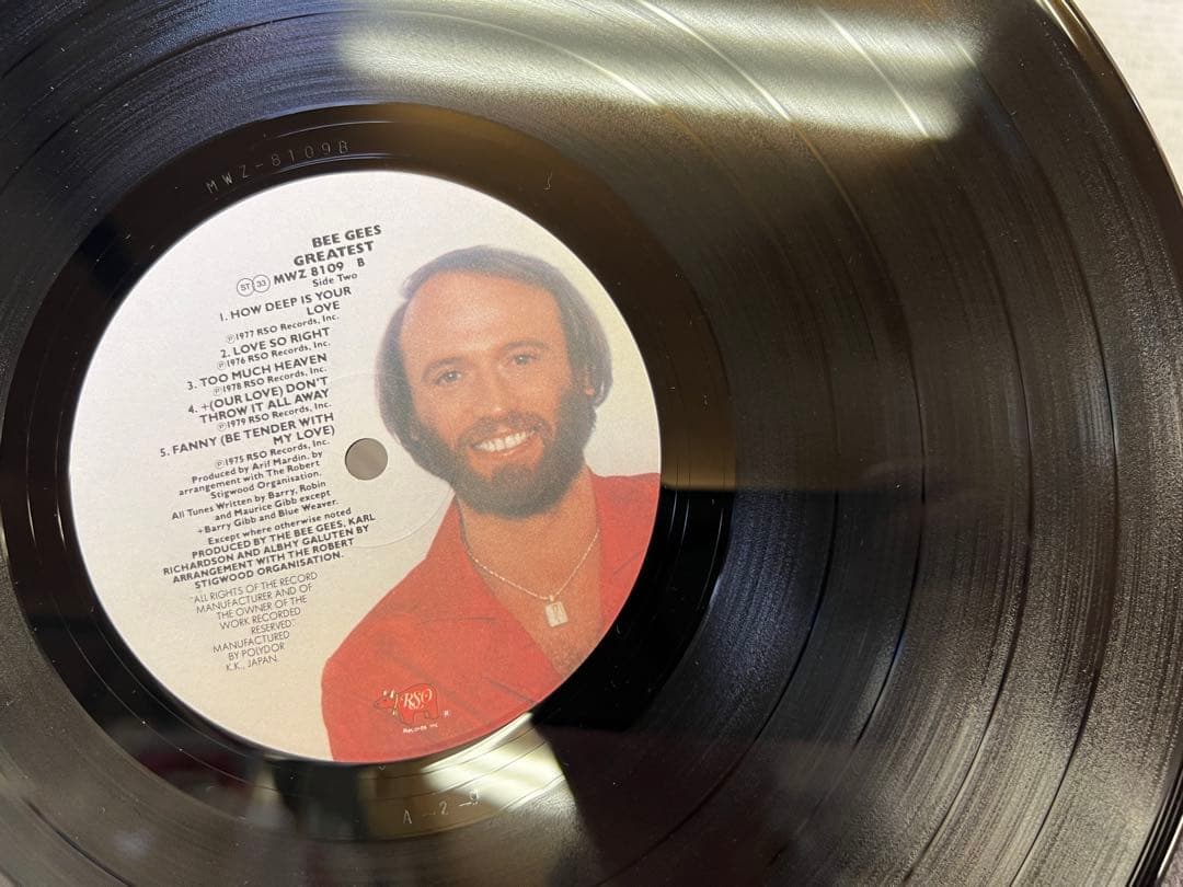 Bee Gees Greatest 2LP Japan Pressing OBI Vinyl Record Compilation MWZ 8109/8110