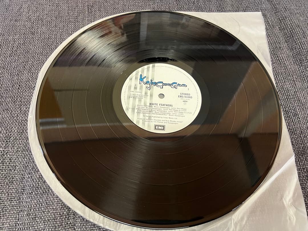 Kajagoogoo White Feathers Vinyl LP Japan EMS-91060 w/ Obi 1S/1S Early Pressing