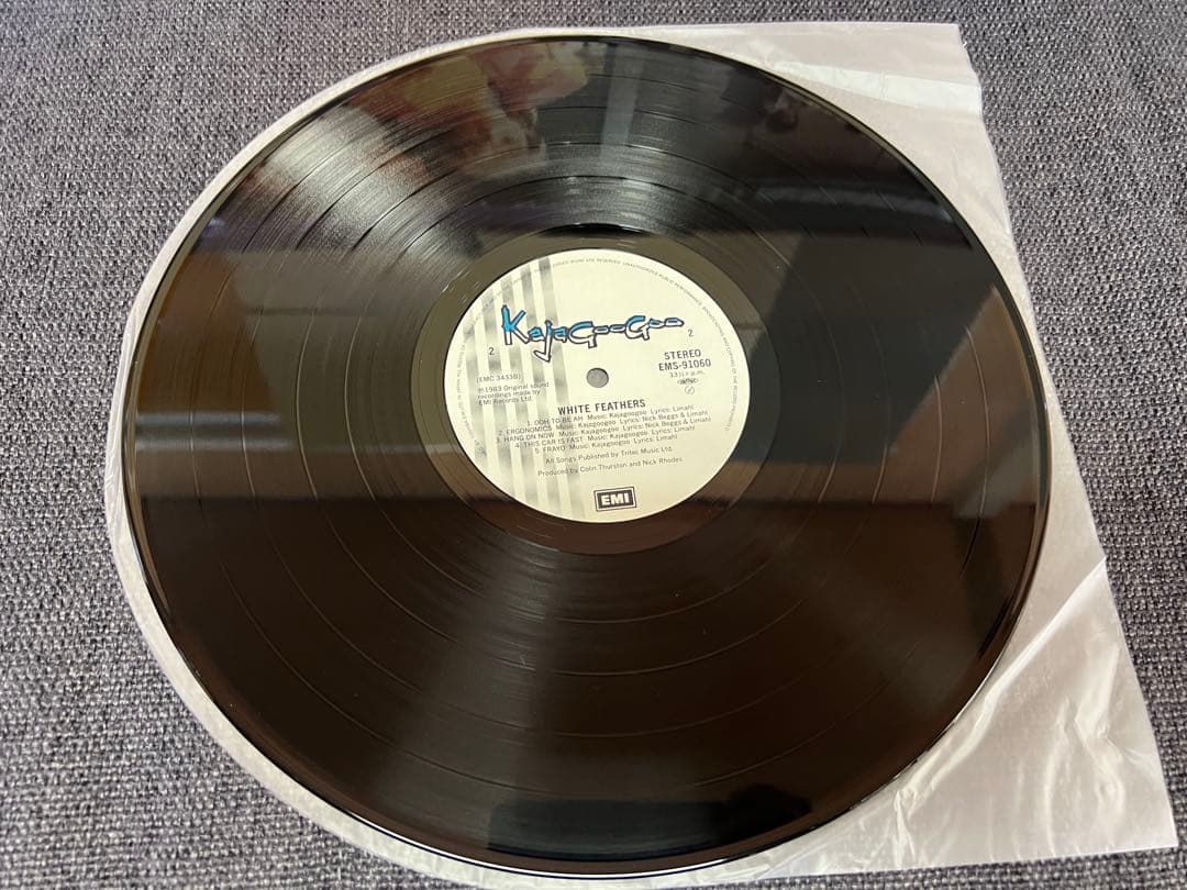 Kajagoogoo White Feathers Vinyl LP Japan EMS-91060 w/ Obi 1S/1S Early Pressing