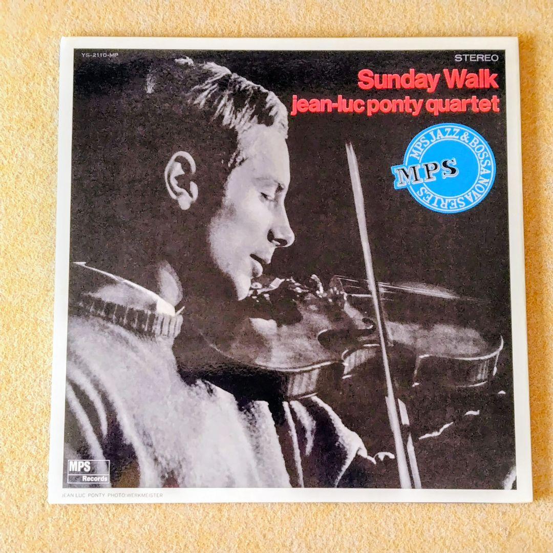 Jean-Luc Ponty Quartet - Sunday Walk LP Japan MPS Jazz Violin Fusion