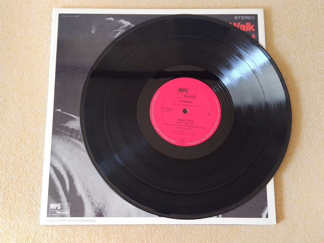 Jean-Luc Ponty Quartet - Sunday Walk LP Japan MPS Jazz Violin Fusion