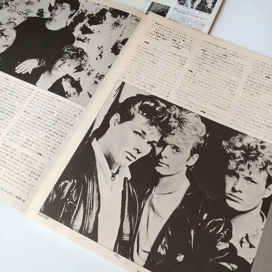 a-ha Hunting High and Low LP + 45 R.P.M. Club EP Japan Vinyl Set with Obi