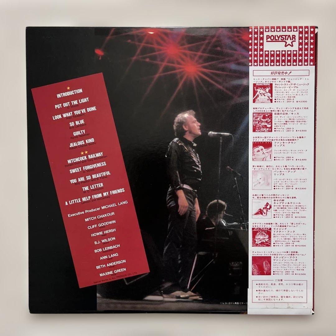 Joe Cocker Spirit Of Live Concert LP Japan Vinyl 1980 Obi Lyrics Sheet