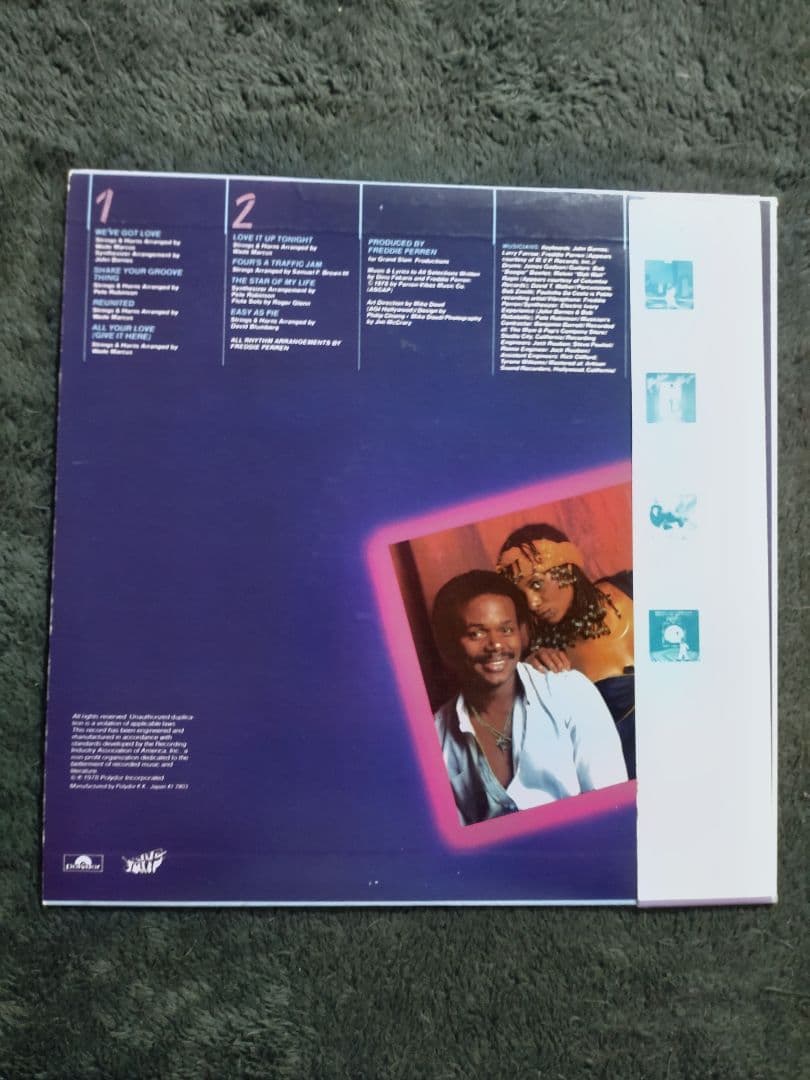 Peaches & Herb - 2 Hot! LP Japan Original Vinyl Record with Obi Strip