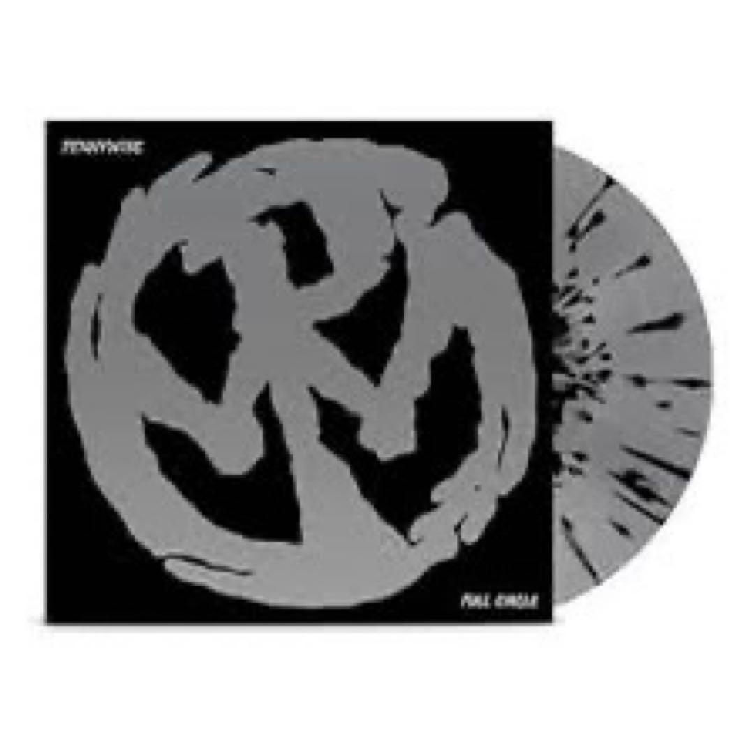 Pennywise Full Circle LP Silver w/ Black Splatter Vinyl 25th Anniversary Edition
