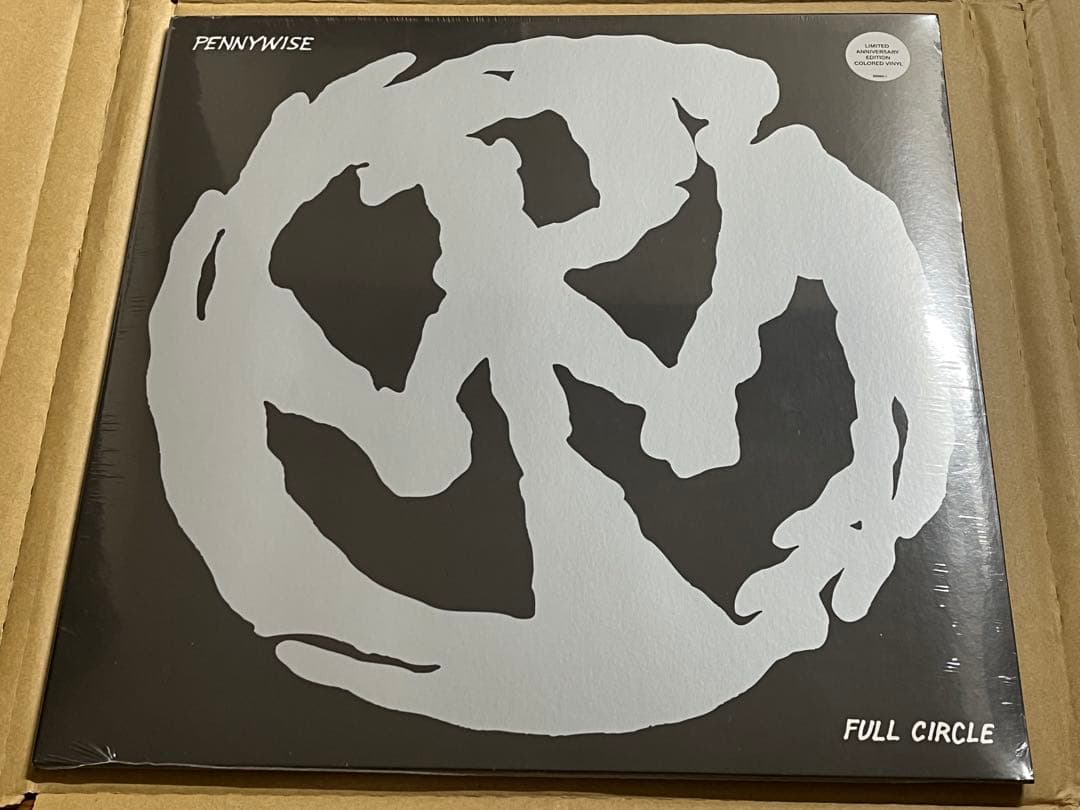 Pennywise Full Circle LP Silver w/ Black Splatter Vinyl 25th Anniversary Edition