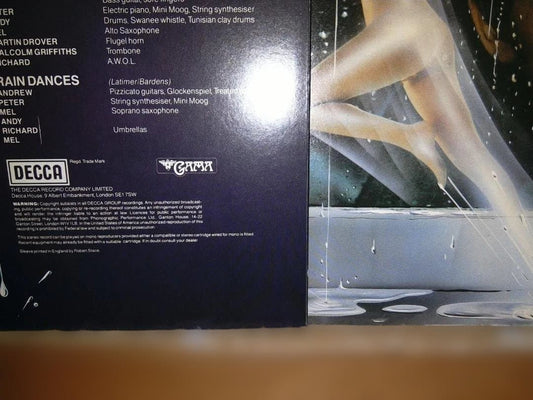 Camel - Rain Dances (1977) UK Pressing Vinyl LP Progressive Rock Decca TXS-R124