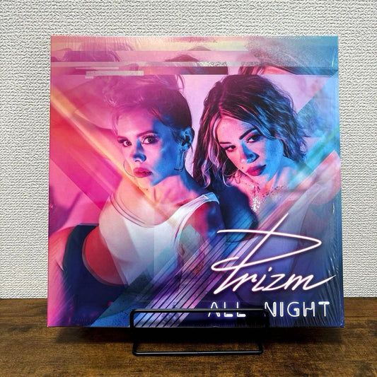 PRIZM All Night LP Vinyl Record Pink Colored Disc Synthwave Synth-pop US Press