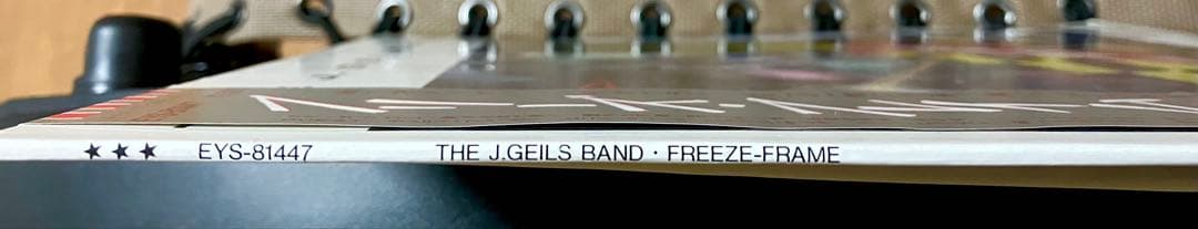 The J. Geils Band - Freeze-Frame LP 1981 Japan Pressing Vinyl Record with Obi