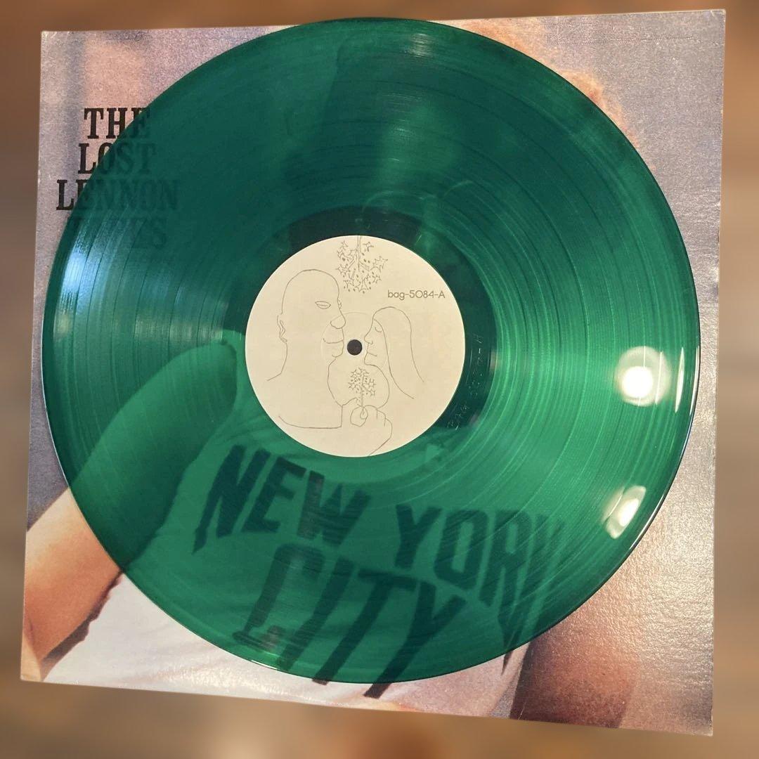 John Lennon The Lost Lennon Tapes Volume Twelve Green Vinyl LP Rare Import