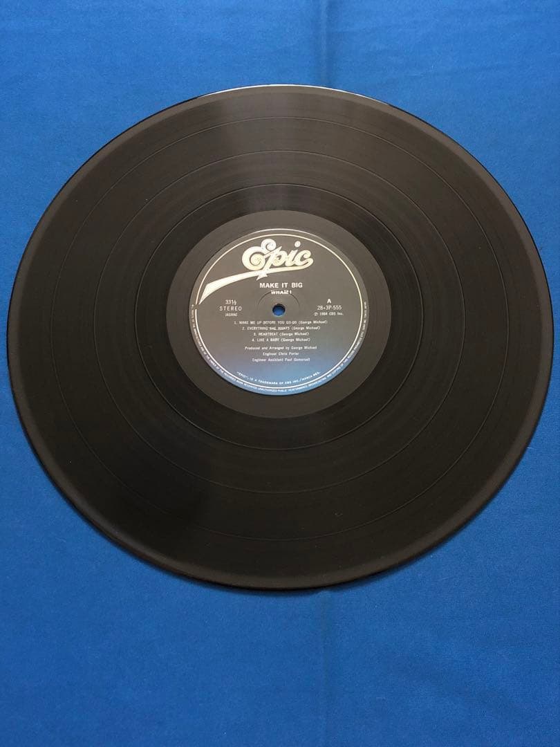 Wham! Make It Big Japan Vinyl LP 1984 28·3P-555 With Obi and Insert