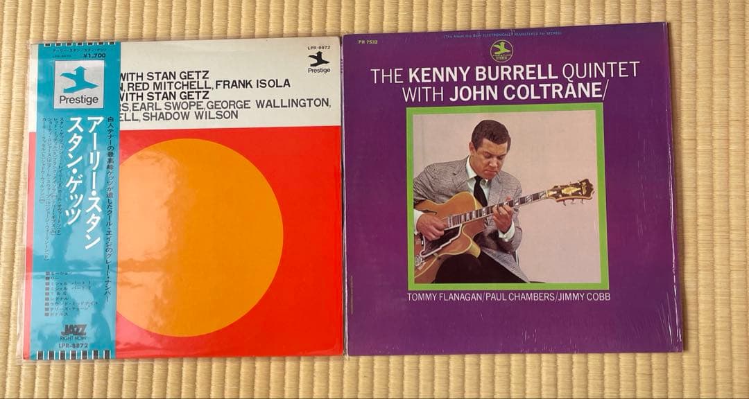 Stan Getz Early Stan & Kenny Burrell with John Coltrane Japan LP Set