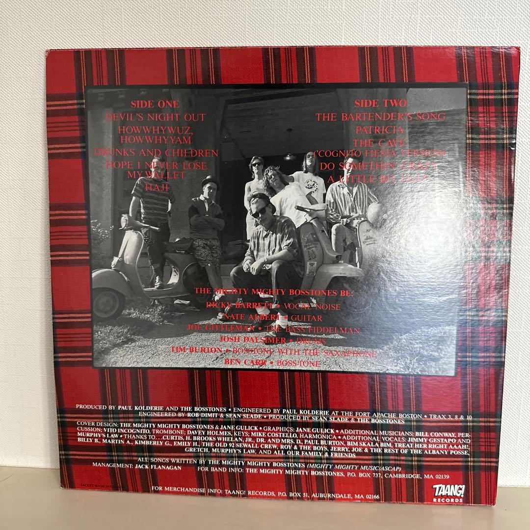 The Mighty Mighty Bosstones - Devil's Night Out LP Vinyl Record Black/White Swir