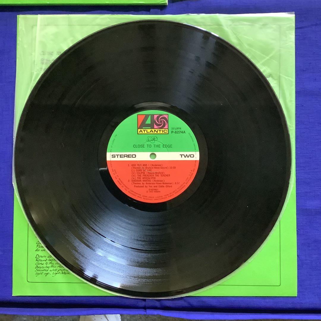 Yes Close To The Edge LP Japan 1974 Prog Rock Atlantic Used | Japansoundstore