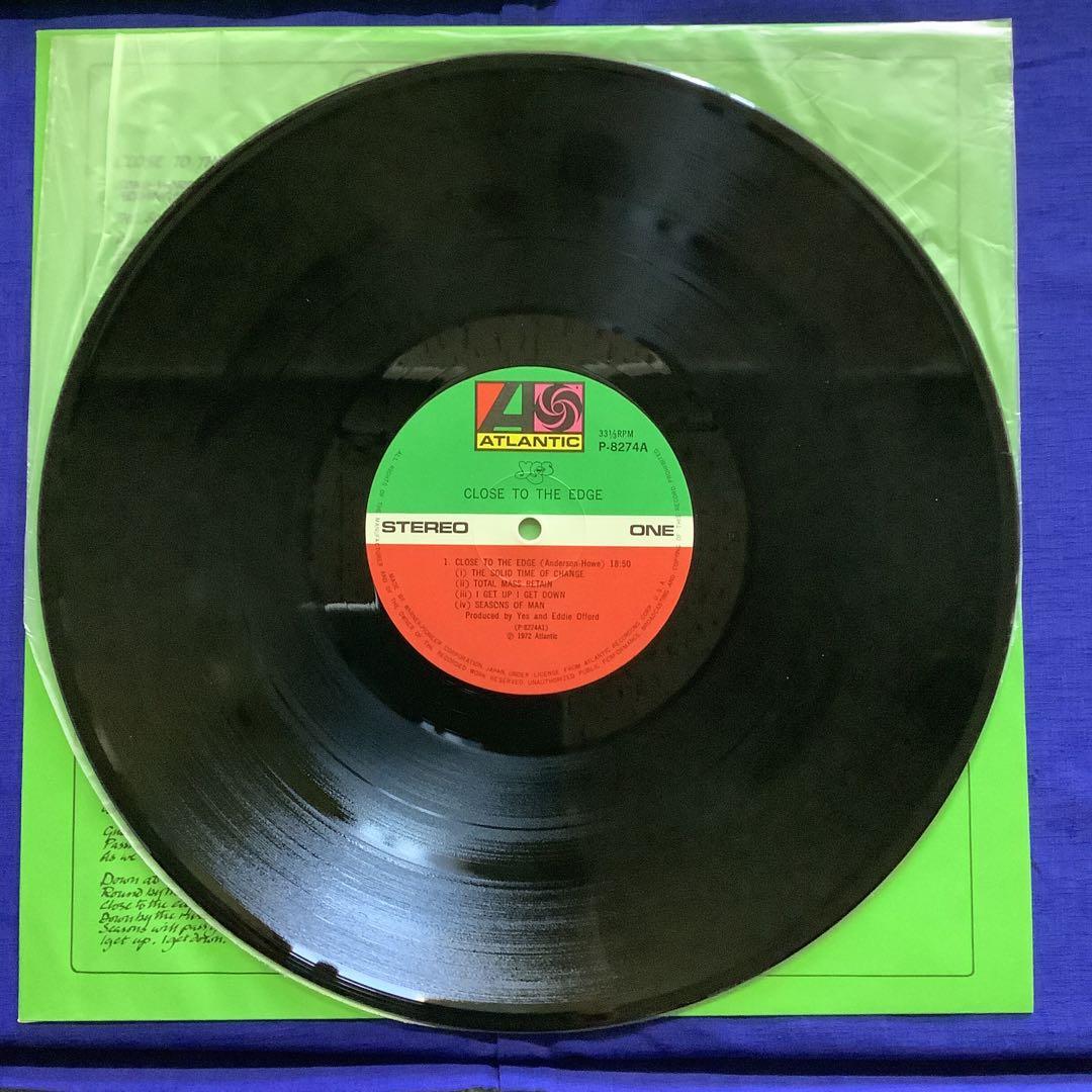 Yes Close To The Edge LP Japan 1974 Prog Rock Atlantic Used | Japansoundstore