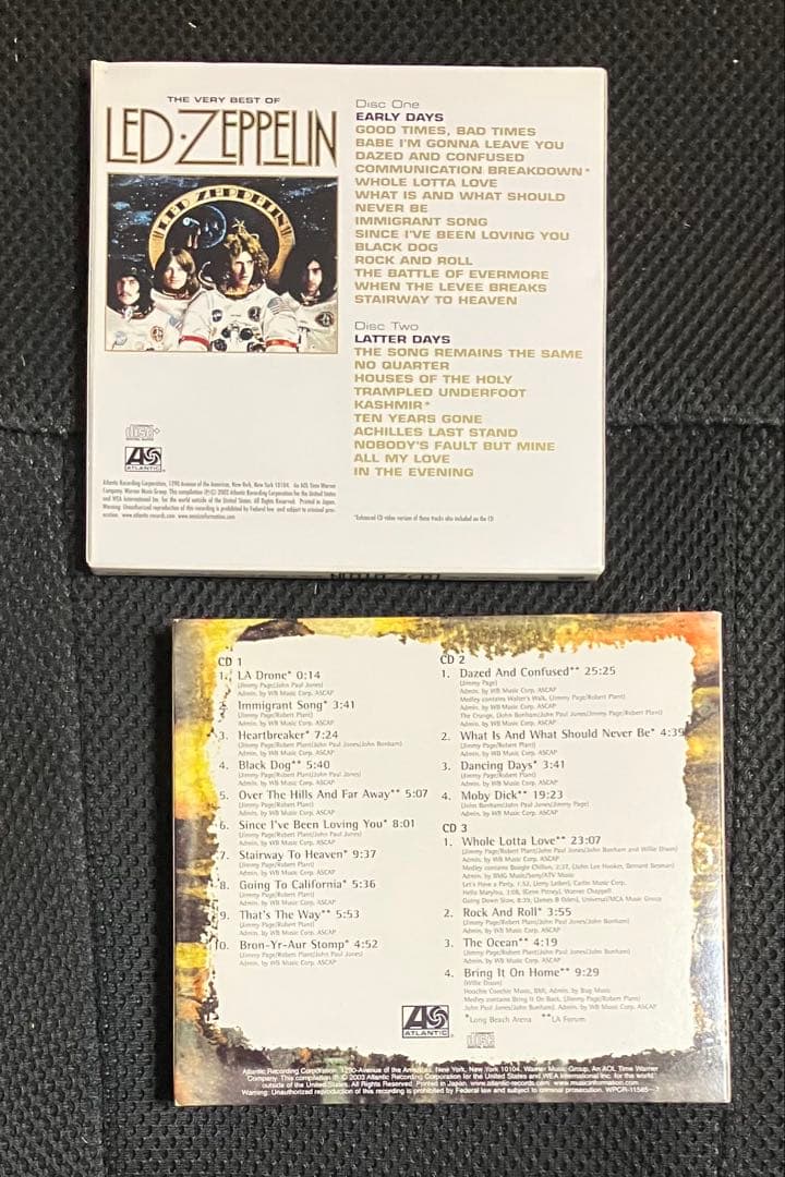 Led Zeppelin 2-CD & 3-CD Set Japan Press with OBI Early Days/How The West Was Wo