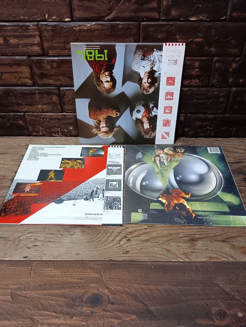 Van Halen 3-LP Bundle 1984 Diver Down 5150 Japan Pressings with Obi Strips