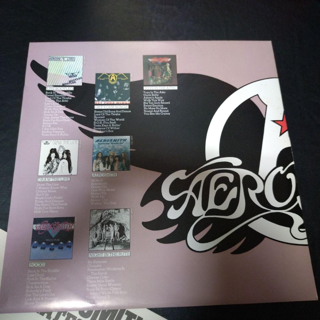 Aerosmith Greatest Hits Vinyl LP Japan 25AP1949 with Obi Insert Hard Rock
