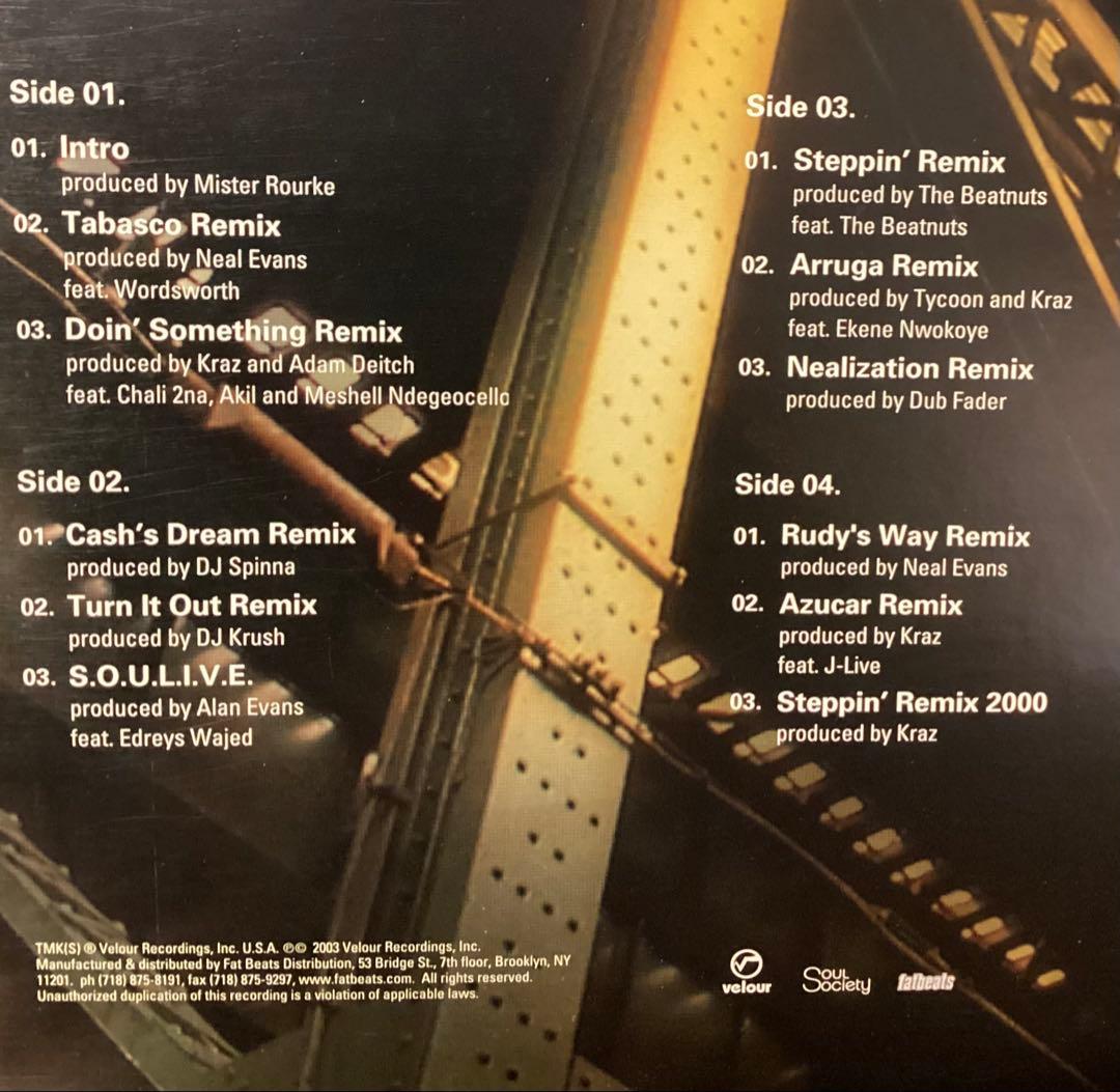 Soulive - Turn It Out Remixed (2LP, 2003) DJ Krush, DJ Spinna, The Beatnuts