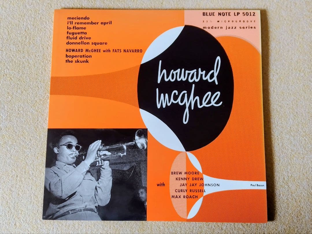 Howard McGhee All Stars Blue Note LP 5012 Japan Jazz Vinyl LP Fats Navarro