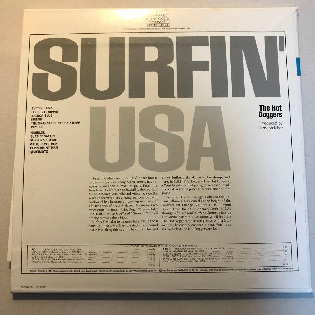The Hot Doggers - Surfin' USA CD Japan Press with OBI Limited Edition 2006