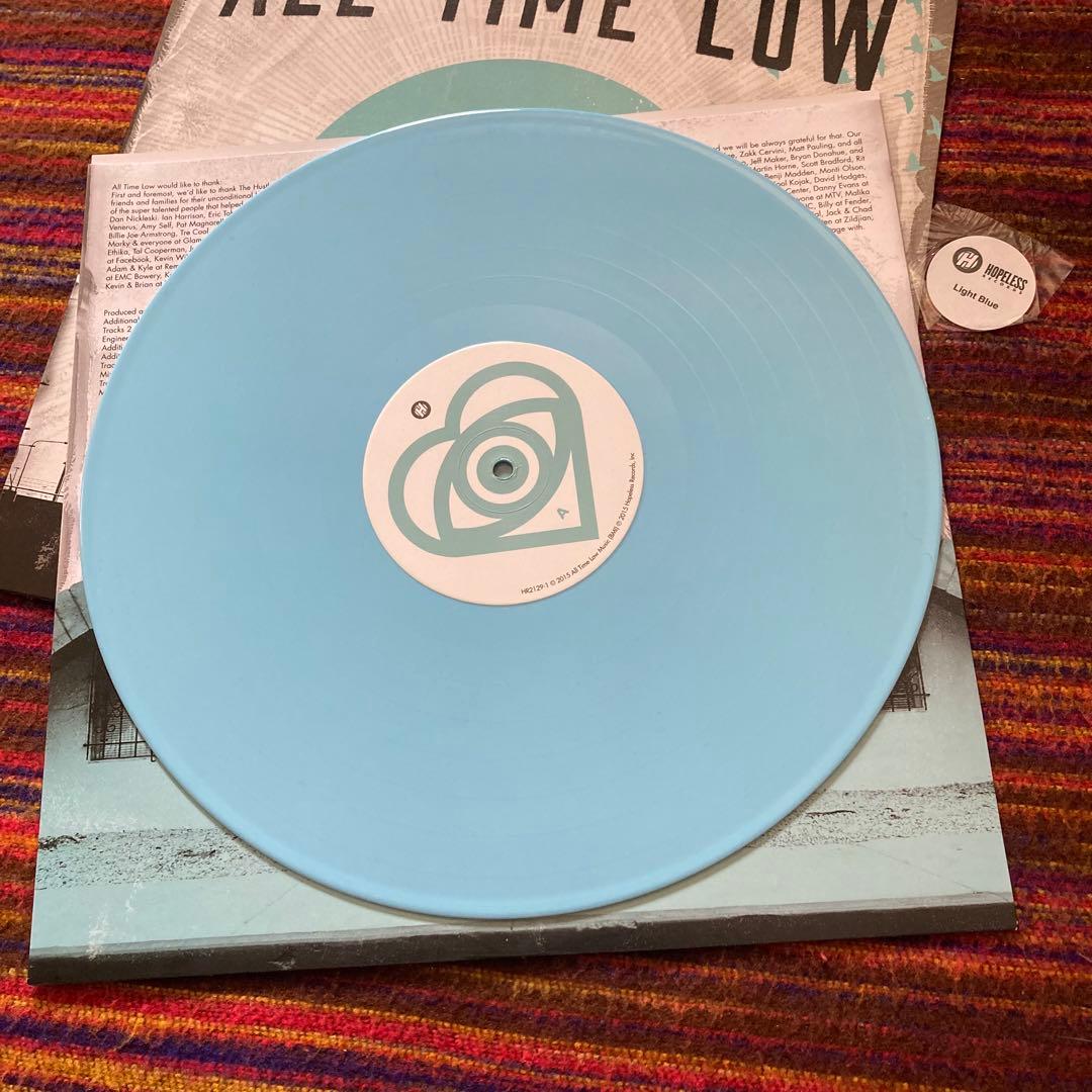 All Time Low - Future Hearts LP Light Blue Vinyl Record Pop Punk Hopeless