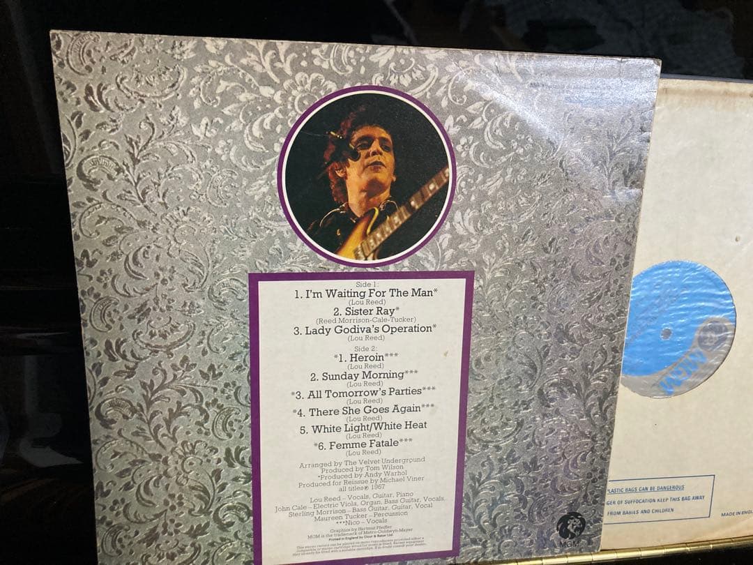 Lou Reed & The Velvet Underground UK LP Compilation Vinyl Record