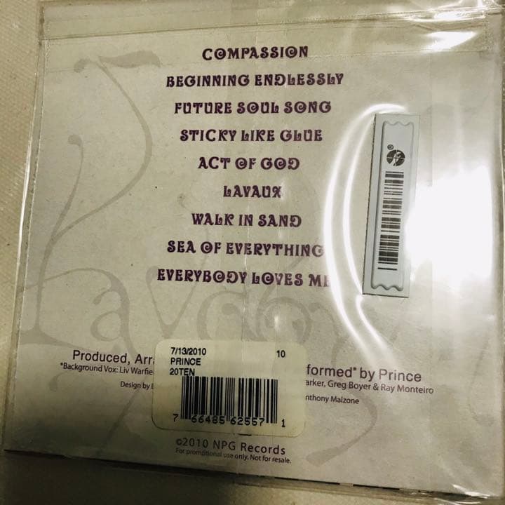 Prince PRINCE 20TEN Limited Unopened CD Rare Album | Japansoundstore