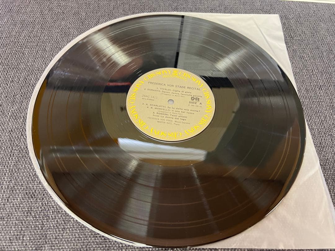 Frederica von Stade Live! LP 1981 Japan Classical CBS/Sony 28AC1411 1A1/1A1
