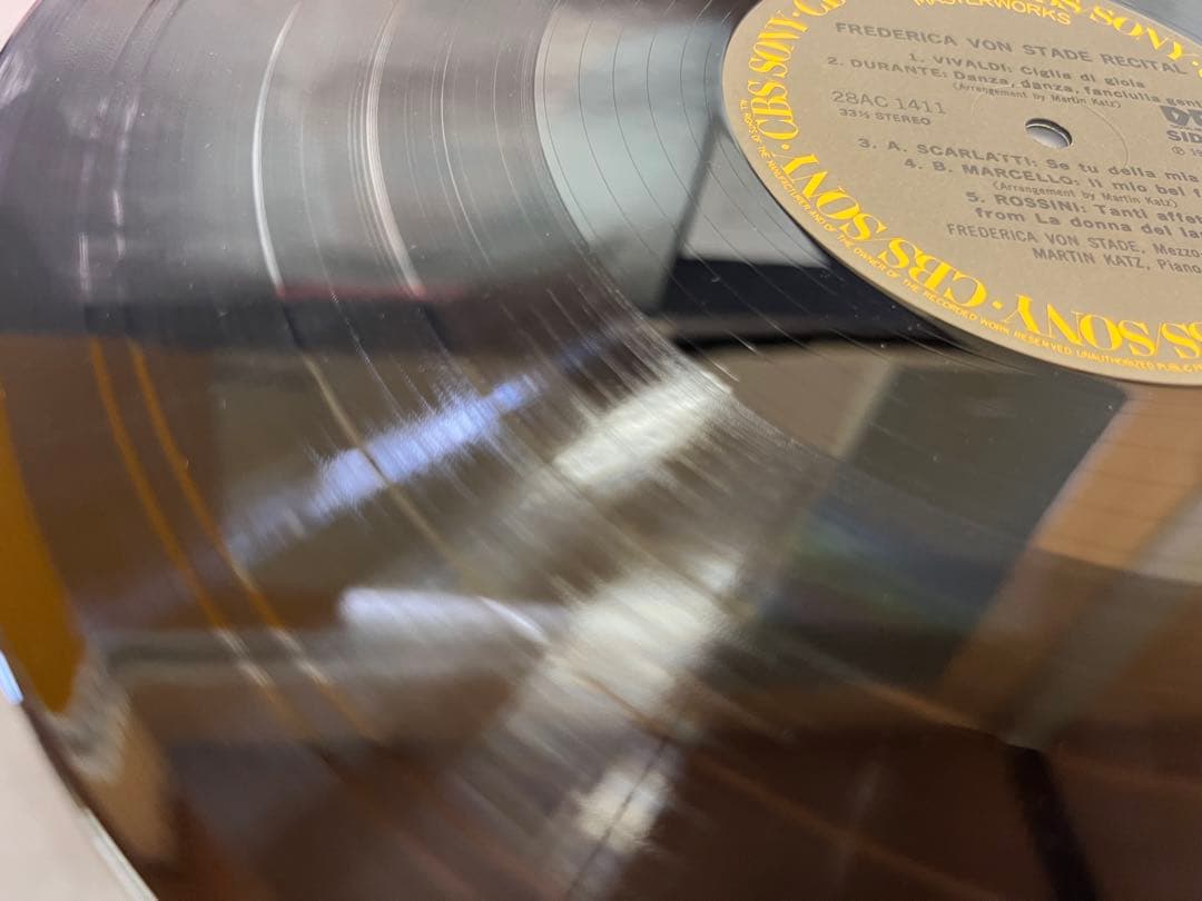 Frederica von Stade Live! LP 1981 Japan Classical CBS/Sony 28AC1411 1A1/1A1