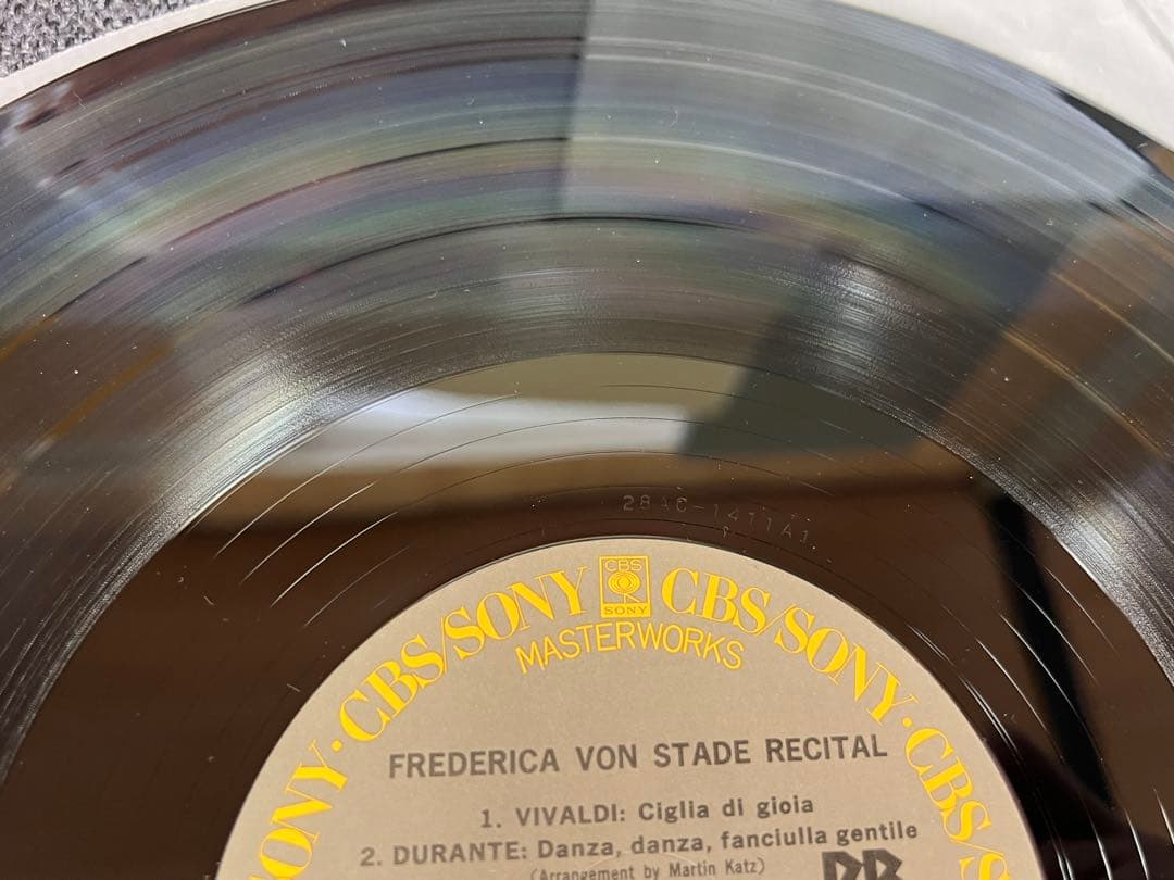 Frederica von Stade Live! LP 1981 Japan Classical CBS/Sony 28AC1411 1A1/1A1