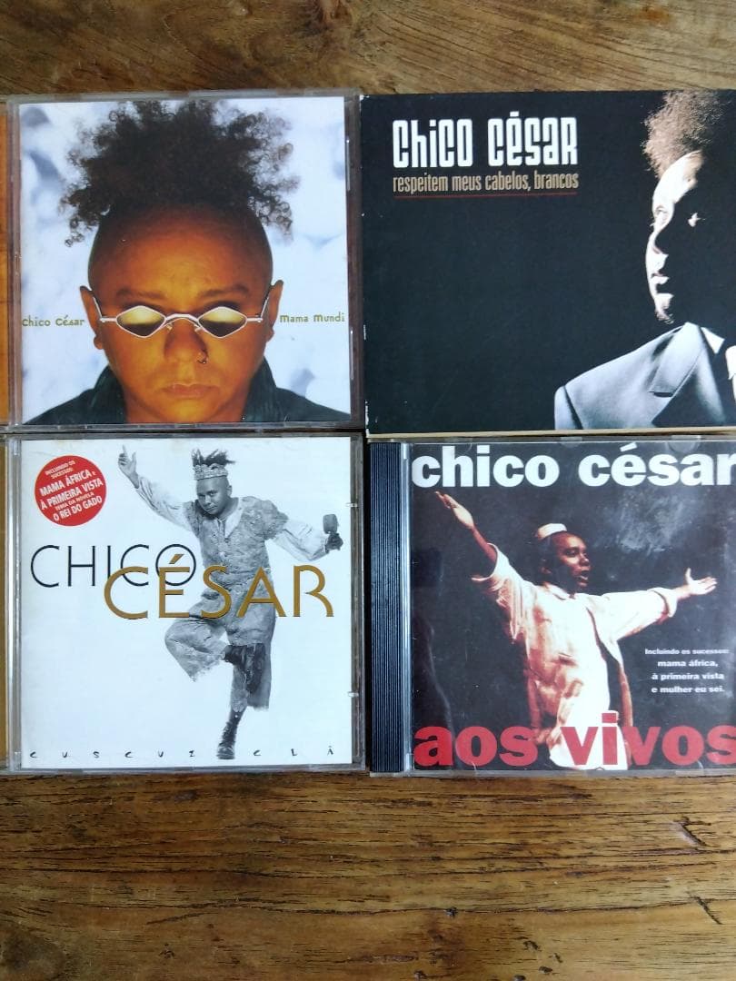 Chico César - 4 Album Lot (CD) Brazilian MPB Collection