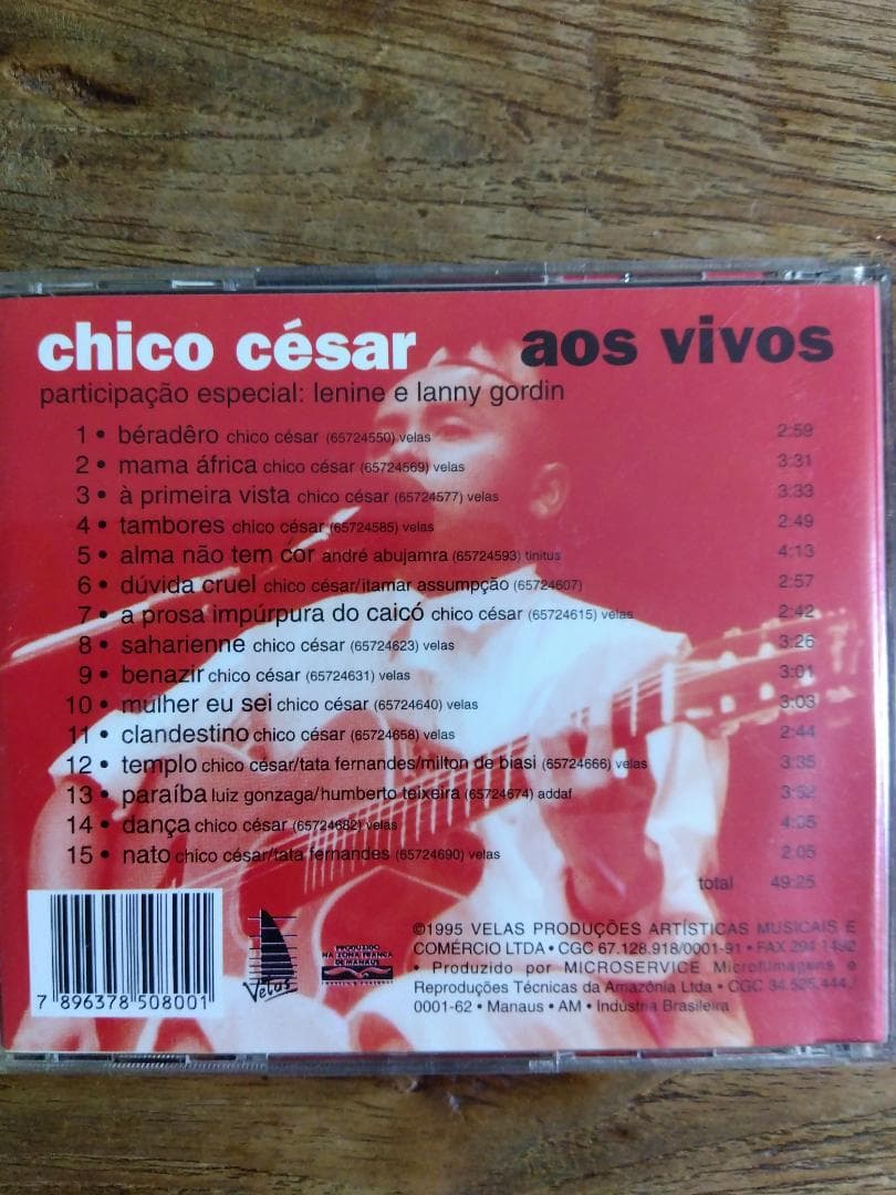Chico César - 4 Album Lot (CD) Brazilian MPB Collection