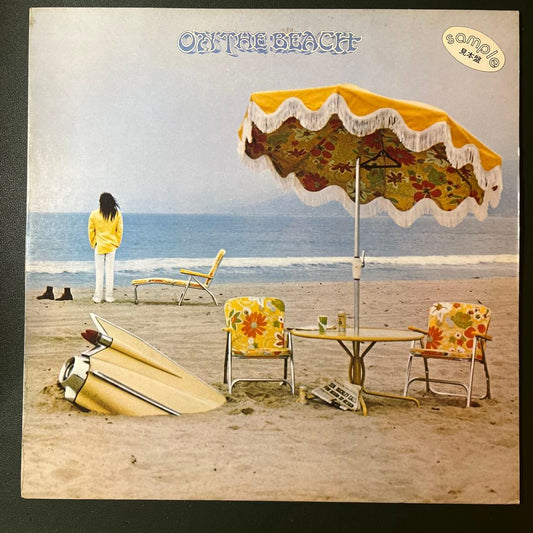 Neil Young On The Beach Japan Promo LP Vinyl Rock Country 1974 Used | Japansoundstore