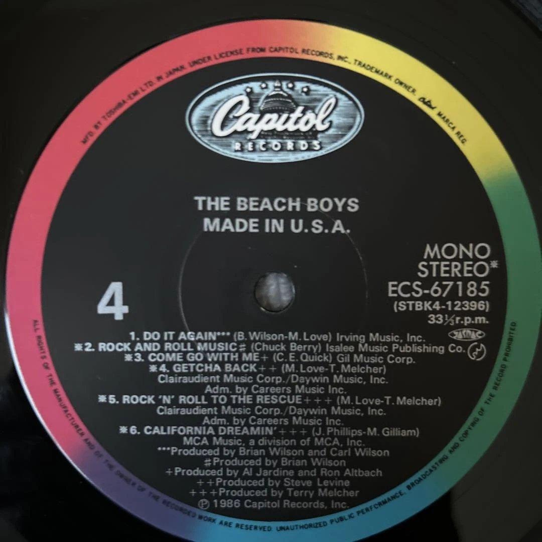 The Beach Boys Made In U.S.A. 2LP 1986 Japan Best Hits Compilation Vinyl Records