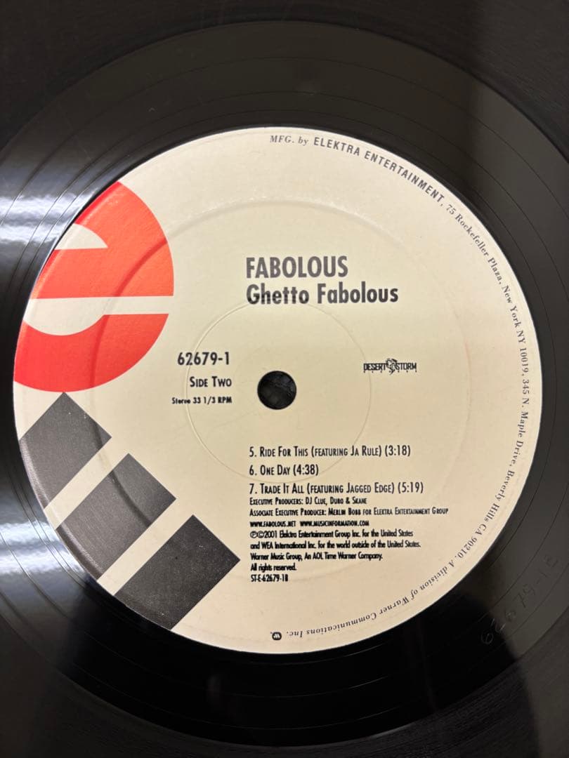 Fabolous - Ghetto Fabolous 2LP Vinyl 2001 Debut Album US Hip Hop Classic