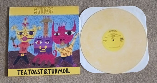 Smudge - Tea, Toast & Turmoil LP Rare Yellow Marble Colored Vinyl Indie Pop