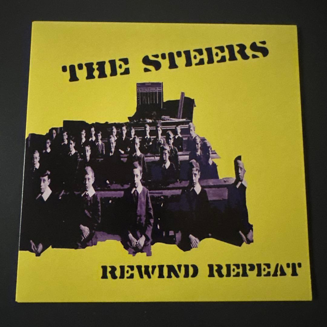 THE STEERS Rewind Repeat 7" Single 2007 UK Indie Rock Vinyl Record KIDS017