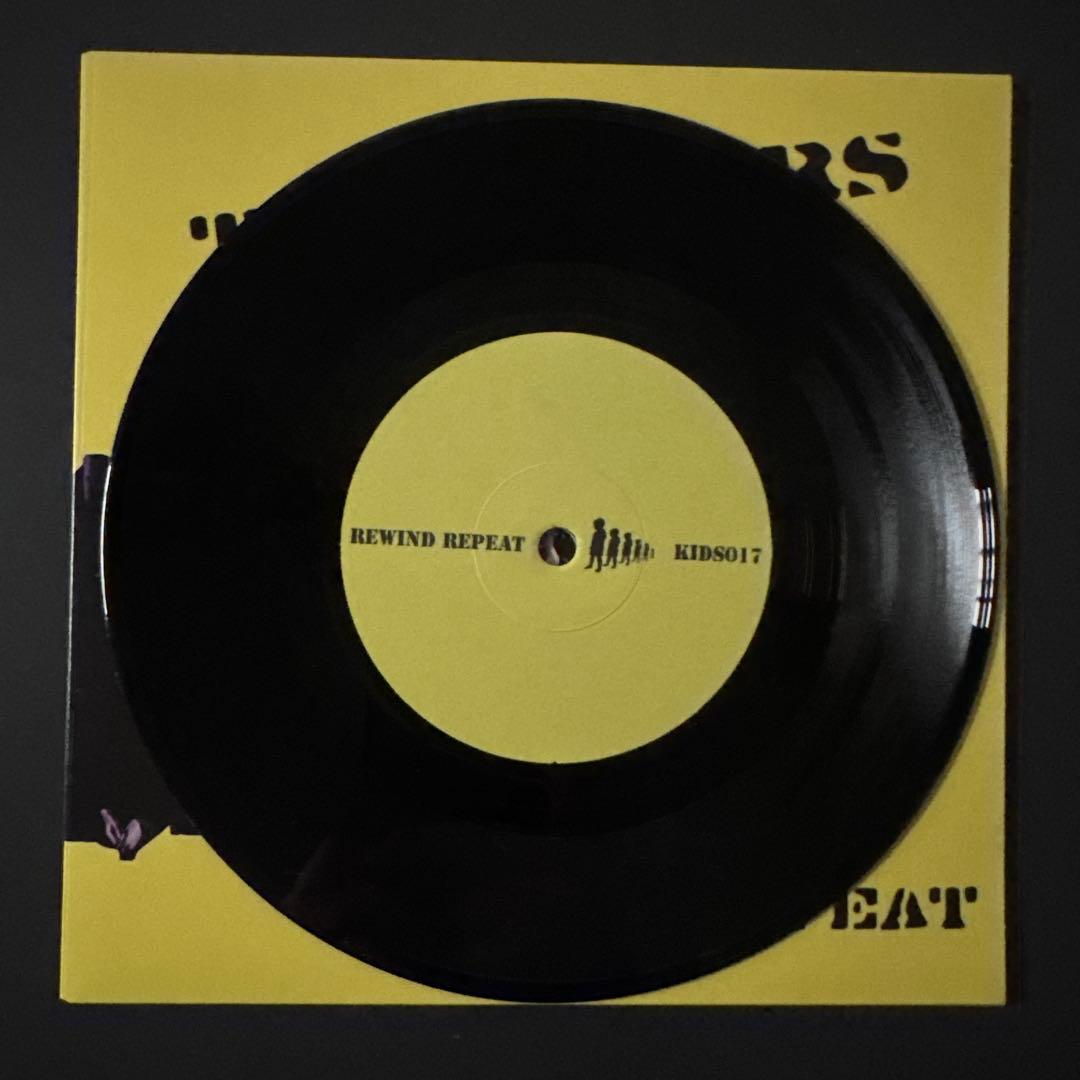 THE STEERS Rewind Repeat 7" Single 2007 UK Indie Rock Vinyl Record KIDS017