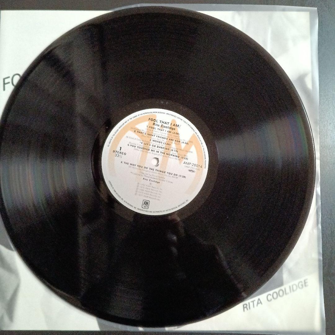 Rita Coolidge - Fool That I Am LP Japan Pressing A&M AMP-28014