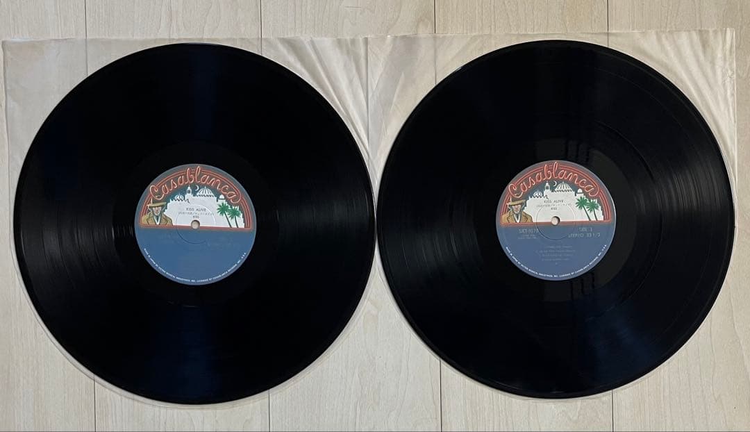 KISS Alive! 2LP Japan Original Pressing Vinyl Record with Obi Strip & Insert