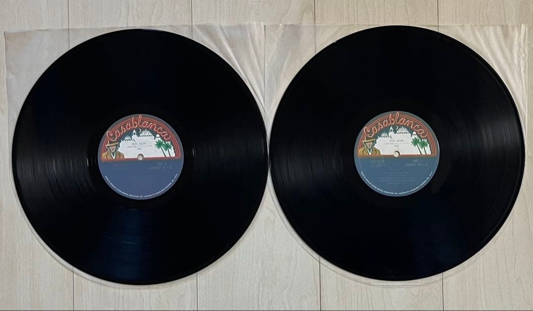 KISS Alive! 2LP Japan Original Pressing Vinyl Record with Obi Strip & Insert