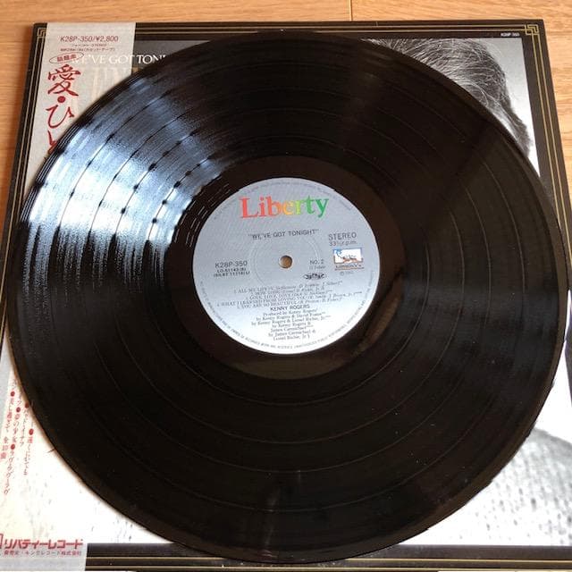 Kenny Rogers - We've Got Tonight Vinyl LP 1983 Japan K28P-350 Obi Included