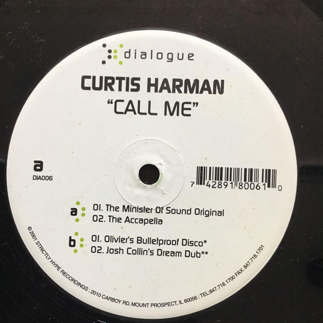 Curtis Harman - Call Me 7" Vinyl Record Japan Jazz Soul Funk
