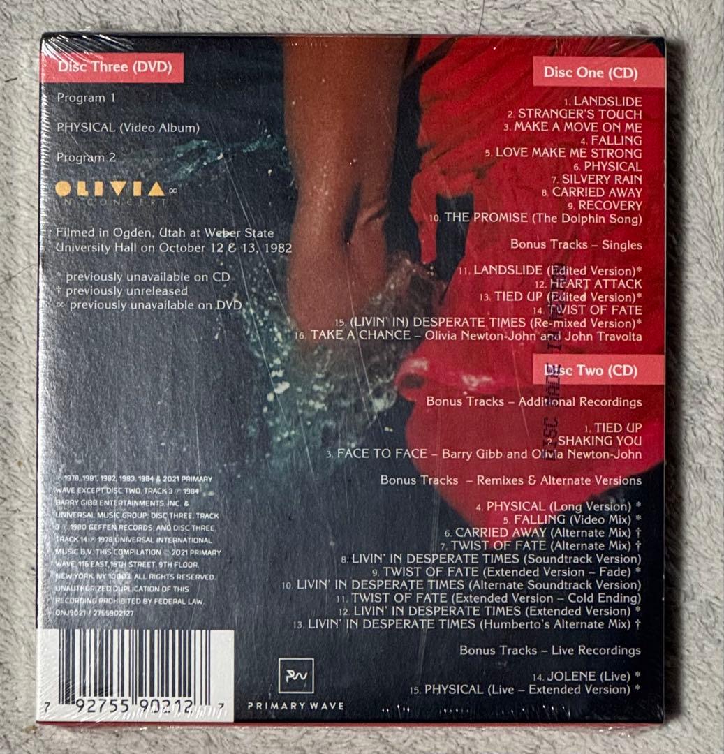 Olivia ton-John Physical 40th Anniversary Deluxe Edition 3CD+DVD | Japansoundstore