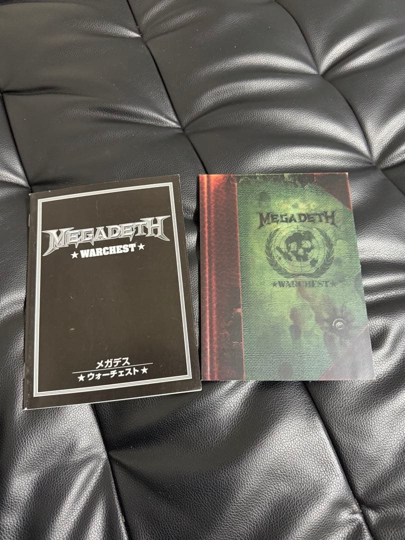 Megadeth Warchest 4CD+DVD Box Set Japan Edition Out of Print Rare