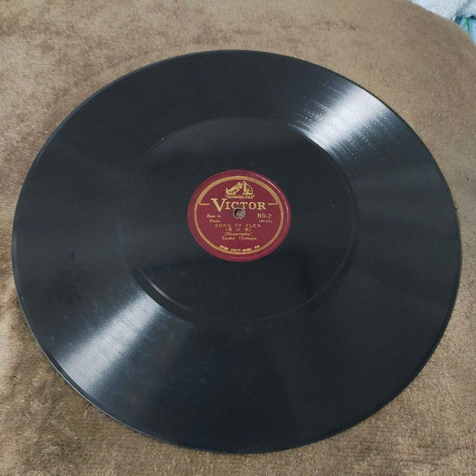 Feodor Chaliapin Autographed Vinyl Record 1936 Tokyo Visit Rare Vocal Classical